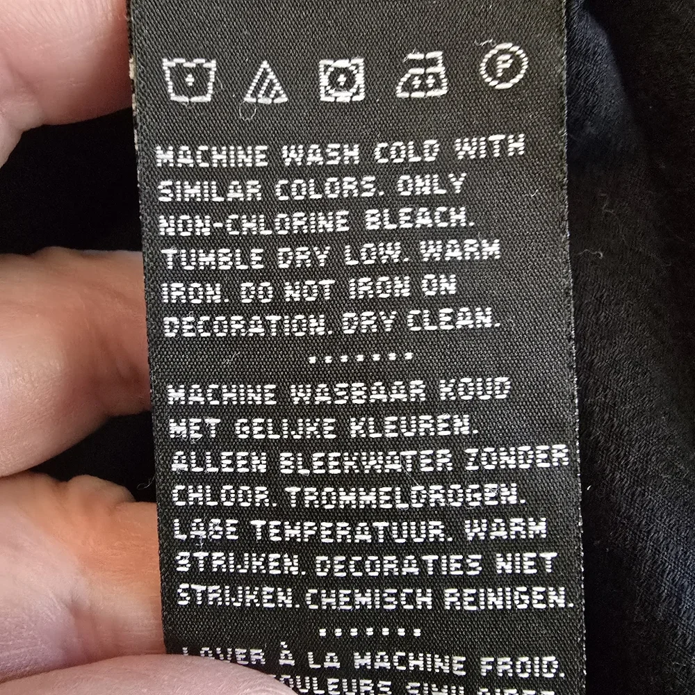 Harley-Davidson Men's Vintage Blue and Black Button Down Shirt Size L Moto - Picture 14 of 14